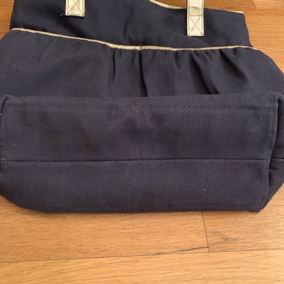 Lauren Merkin Navy Tote Bag - Picture 4 of 4
